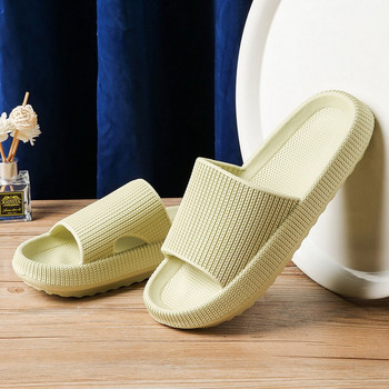 Παντόφλες για το σπίτι με παχιά πλατφόρμα Μπάνιου ανδρικής μόδας Μαλακή σόλα EVA για εσωτερικούς χώρους Slides Γυναικεία σανδάλια 2023 Καλοκαιρινές αντιολισθητικές σαγιονάρες