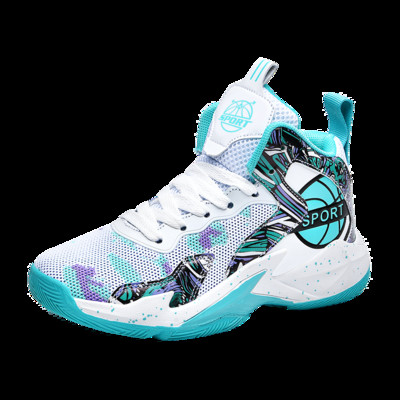 Meeste korvpallijalatsid kõrge ülaosaga saapad Pehmendav vastupidav jalanõu Meeste jõusaalitreening korvpallijalats Suurus 35-45