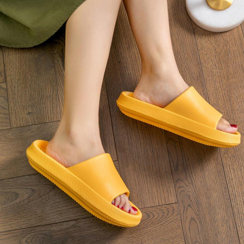 Pagalvės šlepetės Lengvos pagalvės šlepetės moterims ir vyrams, ypač patogios, paminkštintos storu padu pagalvės šlepetėmis