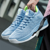 Férfi tornacipők Új alkalmi cipők Kosárlabdacipők Kényelmes Repülő Szövött Lélegző Sport Elasztikus Futó Csúszásmentes Férfi Cipők