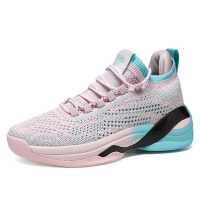 Férfi tornacipők Új alkalmi cipők Kosárlabdacipők Kényelmes Repülő Szövött Lélegző Sport Elasztikus Futó Csúszásmentes Férfi Cipők