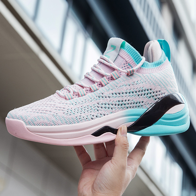 Férfi tornacipők Új alkalmi cipők Kosárlabdacipők Kényelmes Repülő Szövött Lélegző Sport Elasztikus Futó Csúszásmentes Férfi Cipők
