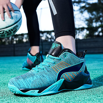 Ново пристигане Летни баскетболни обувки Мъжки дишащи удобни спортни обувки Унисекс Дамски спортни маратонки Нехлъзгащи се Размер 36-46