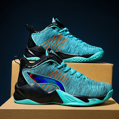 Jaunums Vasaras basketbola apavi Vīriešu elpojoši komfortabli sporta apavi Unisex sieviešu sporta kedas Neslīdošas 36-46 izmērs