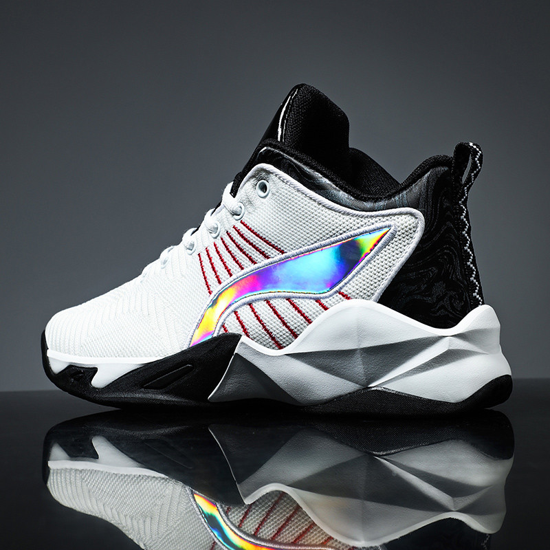 Jaunums Vasaras basketbola apavi Vīriešu elpojoši komfortabli sporta apavi Unisex sieviešu sporta kedas Neslīdošas 36-46 izmērs