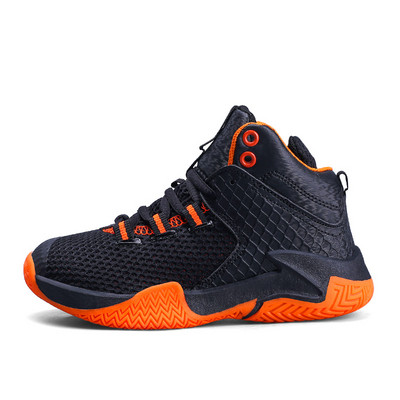 Gyerek kosárlabdacipő diák gyerek sport futócipő légáteresztő kopásálló fiú gyerek kosárlabda tornacipő hálós cipő