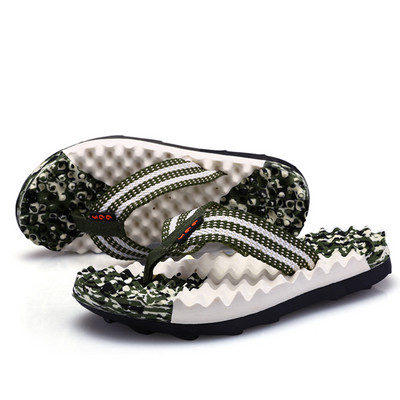 Augstas kvalitātes sūklis masāžas čības vīriešiem vasaras pludmales čības Vīriešu modes elpojošas āra vīriešu čības pludmales karstā izpārdošana