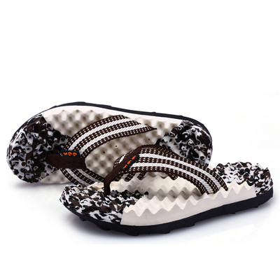 Augstas kvalitātes sūklis masāžas čības vīriešiem vasaras pludmales čības Vīriešu modes elpojošas āra vīriešu čības pludmales karstā izpārdošana