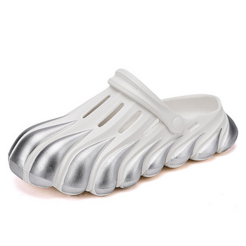 Нова тенденция Спортни сандали Мъжки меки летни дишащи чехли Плажни сандали с увивни пръсти Мъжки противоплъзгащи аква обувки за ходене, риболов