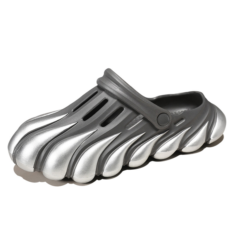 Új Trend Sportszandál Férfi Puha Nyári Légáteresztő Papucs Tekervényes Strandszandál Férfi csúszásgátló vízi cipő horgászathoz