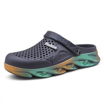 Спортни сандали Мъжки бързосъхнещи аква обувки Нехлъзгащи се плажни сандали Дамски летни обувки със затворени пръсти за улица Река Баня