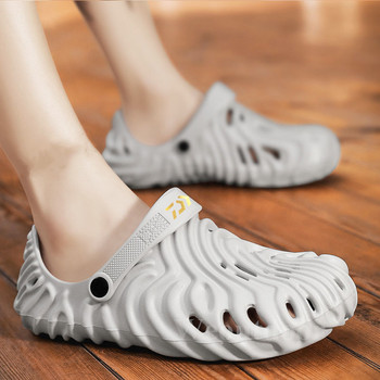 Летни дамски мъжки дамски летни външни сандали против хлъзгане, леки риболовни сандали, ежедневни модни дишащи бързосъхнещи плажни обувки за газене