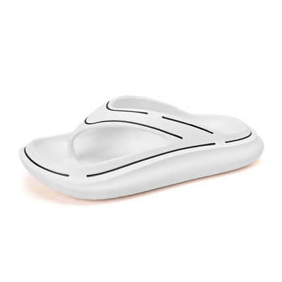 Vastag alsó nyári tanga papucsok kültéri papucsok csúszdák strandszandálok EVA csúszásmentes női pár papucsok menő férfi cipők