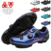 Jauni Riteņbraukšanas Apavi Mtb Vīriešu Plakanās Klips Road Bike Sneakers Sieviešu kalnu Velosipēdu apavi SPD Racing Riteņbraukšanai Zapatillas Ciclismo Mtb