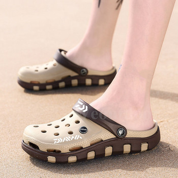 Daiwa Летни спортни на открито мъжки дамски дишащи неплъзгащи се плажни сандали Ежедневни леки, устойчиви на износване плажни обувки