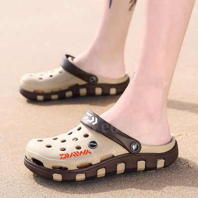 Daiwa suvised välispordid meeste naiste hingavad libisemiskindlad rannasandaalid, kerged ja kerged kulumiskindlad rannakahlamiskingad