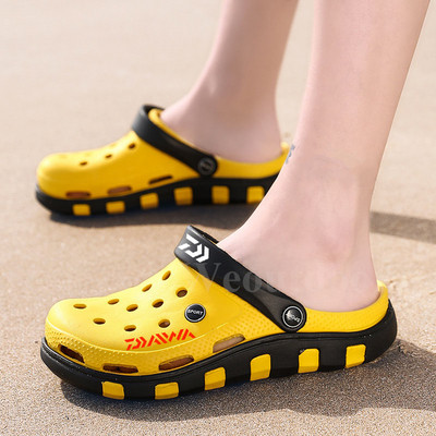 Daiwa suvised välispordid meeste naiste hingavad libisemiskindlad rannasandaalid, kerged ja kerged kulumiskindlad rannakahlamiskingad