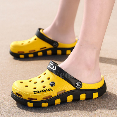 Daiwa suvised välispordid meeste naiste hingavad libisemiskindlad rannasandaalid, kerged ja kerged kulumiskindlad rannakahlamiskingad