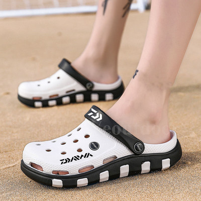 Daiwa suvised välispordid meeste naiste hingavad libisemiskindlad rannasandaalid, kerged ja kerged kulumiskindlad rannakahlamiskingad