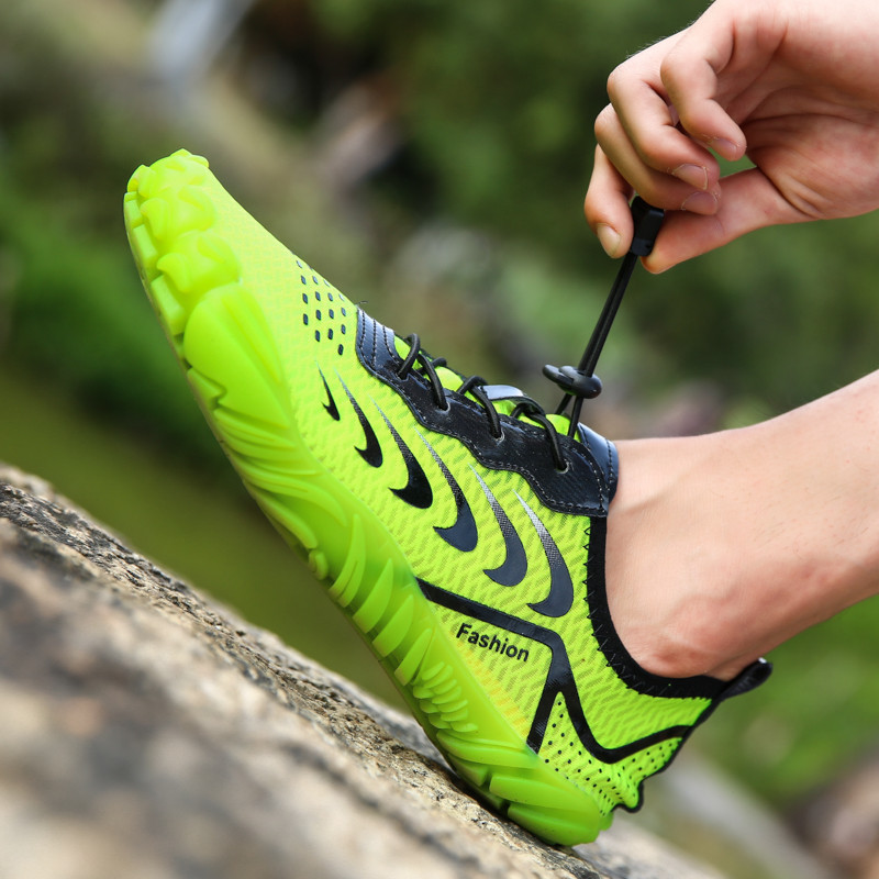 JIEMIAO Férfi Strand Vízi Cipők Csúszásmentes mezítlábas Aqua Shoe Surf Swimming Wading Cipők Női Quick-Dry Fitness Cipők