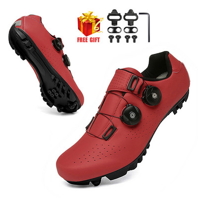 Kerékpáros tornacipő Mtb Férfi önzáró kapcsok Verseny országúti kerékpáros csizmák Speed tornacipők Női kerékpár SPD pedál hegyi kerékpáros cipők