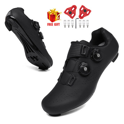 Kerékpáros tornacipő Mtb Férfi önzáró kapcsok Verseny országúti kerékpáros csizmák Speed tornacipők Női kerékpár SPD pedál hegyi kerékpáros cipők
