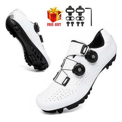 Kerékpáros tornacipő Mtb Férfi önzáró kapcsok Verseny országúti kerékpáros csizmák Speed tornacipők Női kerékpár SPD pedál hegyi kerékpáros cipők