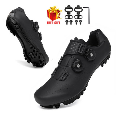 Kerékpáros tornacipő Mtb Férfi önzáró kapcsok Verseny országúti kerékpáros csizmák Speed tornacipők Női kerékpár SPD pedál hegyi kerékpáros cipők