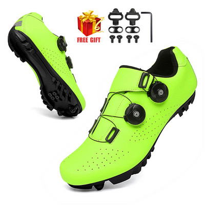 Kerékpáros tornacipő Mtb Férfi önzáró kapcsok Verseny országúti kerékpáros csizmák Speed tornacipők Női kerékpár SPD pedál hegyi kerékpáros cipők