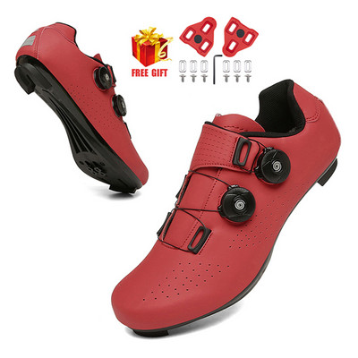 Kerékpáros tornacipő Mtb Férfi önzáró kapcsok Verseny országúti kerékpáros csizmák Speed tornacipők Női kerékpár SPD pedál hegyi kerékpáros cipők