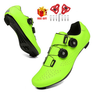 Kerékpáros tornacipő Mtb Férfi önzáró kapcsok Verseny országúti kerékpáros csizmák Speed tornacipők Női kerékpár SPD pedál hegyi kerékpáros cipők