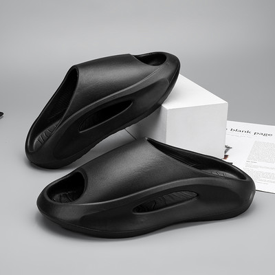 Jaunas vasaras sporta čības pāra čības sievietēm ar biezu dibenu vīriešu slaidi, vieglas āra pludmales sandales vīriešiem