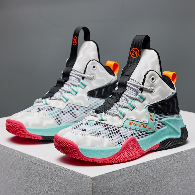 2023 m. Nauji vaikiški krepšinio bateliai berniukams Neslystantys vaikų bėgimo sportbačiai Kvėpuojantys vaikų treniruočių sportbačiai lauke