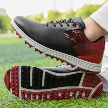 Нови водоустойчиви обувки за голф, мъжки обувки за открито, размер 39-47, противоплъзгащи се обувки за ходене, удобни обувки за джогинг, ходене