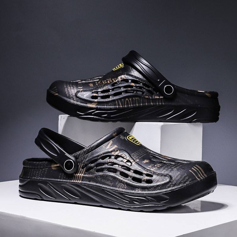 Vīriešu Sieviešu Sandales Elpojošas Mājas Čības Āra Mode Ikdienas kedas Dārza koka tupeles Pārgājienu apavi liela izmēra49 Bezmaksas piegāde