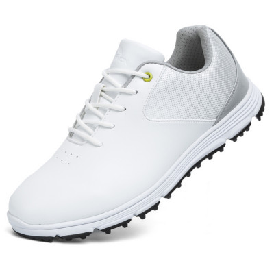 Új vízálló golfcipő férfi tüskés golfcipő fehér fekete nagy 39-48 csúszásgátló sétacipő férfi minőségi sportcipő