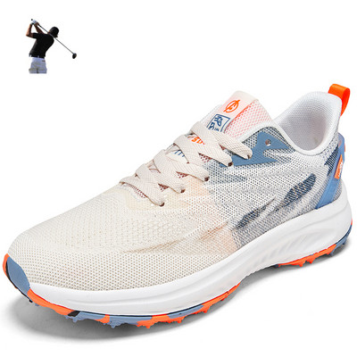 Pantofi de antrenament pentru jucători de golf noi, de lux, pentru bărbați, pantofi de sport ocazional pentru tineret, ușoare, pentru antrenament pentru jucători de golf