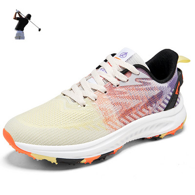 Pantofi de antrenament pentru jucători de golf noi, de lux, pentru bărbați, pantofi de sport ocazional pentru tineret, ușoare, pentru antrenament pentru jucători de golf