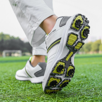 Нови обувки за голф Мъжки шипове Облекла за голф за мъже Професионални маратонки за ходене Луксозни обувки за фитнес
