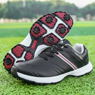 Нови обувки за голф Мъжки шипове Облекла за голф за мъже Професионални маратонки за ходене Луксозни обувки за фитнес