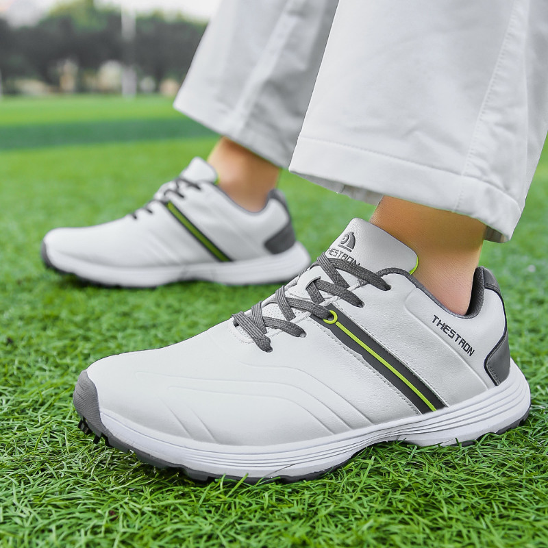 Нови обувки за голф Мъжки шипове Облекла за голф за мъже Професионални маратонки за ходене Луксозни обувки за фитнес