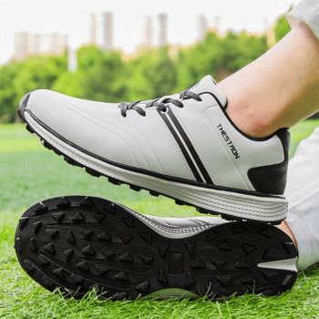 Нови мъжки обувки за голф Водоустойчиви облекла за голф за мъже Леки обувки за голф Удобни маратонки за ходене