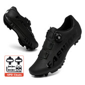 Ανδρικά παπούτσια ποδηλασίας MTB Flat Dirt Bicycle Speed Sneaker Road Bike Boots Spd Cleats for Shimano Mountain Bike shoes Self-locking