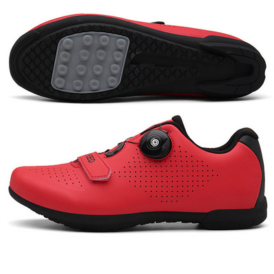 Ανδρικά παπούτσια ποδηλασίας MTB Flat Dirt Bicycle Speed Sneaker Road Bike Boots Spd Cleats for Shimano Mountain Bike shoes Self-locking