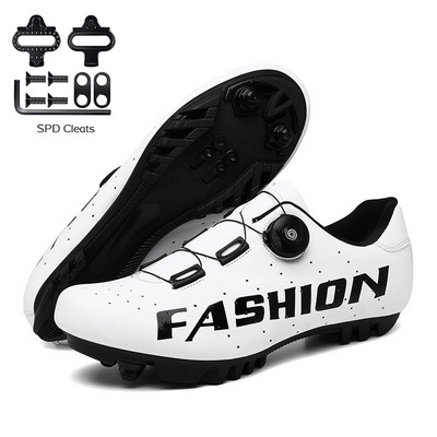 Ανδρικά παπούτσια ποδηλασίας MTB Flat Dirt Bicycle Speed Sneaker Road Bike Boots Spd Cleats for Shimano Mountain Bike shoes Self-locking