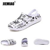 JIEMIAO Vyriški Moteriški Paplūdimio Sandalai Vasariniai Kvėpuojantys Namai Neslystantys Šlepetės Lauko Kasdieniai Sportiniai Batai Klumpės Vandens batai