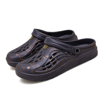 JIEMIAO Мъжки Дамски плажни сандали Летни дишащи домашни чехли против плъзгане Външни ежедневни маратонки Сабо Обувки за вода