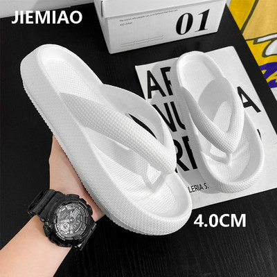 JIEMIAO vyriškos šlepetės namuose EVA minkštu apatiniu sandalai 4.0 kulno Trend Unisex šlepetės šlepetės neslystančios paplūdimio šlepetės