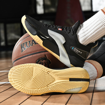Чисто нови мъжки леки баскетболни обувки, дишащи тренировъчни спортни маратонки, удобни спортни тенис обувки, двойка маратонки