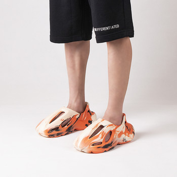 Унисекс летни сандали за открито Мъжки модни чехли на платформа Дамски плажни сандали с пързалка Eva Sole Мъжки обувки за вода